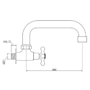 Obrazek Kran czerpalny 20 cm