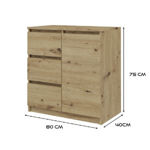 Obrazek Komoda Izydora 1 dąb artisan