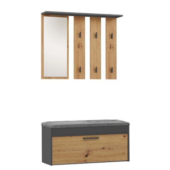 Obrazek Przedpokój Cella antracyt/dąb artisan