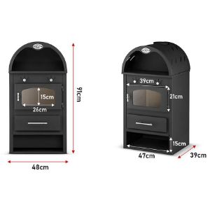 Obrazek Piec kominkowy ZVEZDA 1K Eko