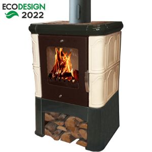 Obrazek Piec stalowo-kaflowy Piccolo II butter-grassgreen 6k