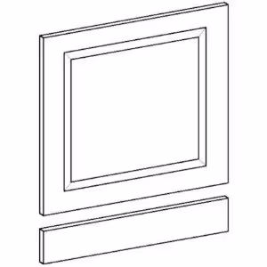 Obrazek Front kucheenny Stilo biały mat/artisan 570X596