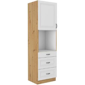 Obrazek Szafka kuchenna Stilo biały mat/artisan 60DPS-210 3S 1F