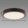 Obrazek Lampa ATUT LED C WENGE 36W NW 04154 PL1 