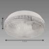 Obrazek Lampa MONTE 60 CLEAR I 04184 IP65 PL1 