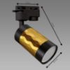 Obrazek Lampa PIANO TRA GU10 GOLD/BLACK 04091 K1 