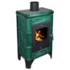 Obrazek Piec stalowo-kaflowy Belluno II green 6kw