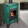 Obrazek Piec stalowo-kaflowy Belluno II green 6kw