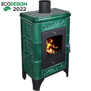 Obrazek Piec stalowo-kaflowy Belluno II green 6kw