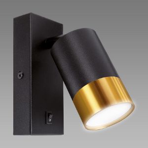 Obrazek Lampa PUZON WLL GU10 BLACK/GOLD 04133 LS1 
