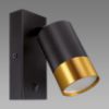 Obrazek Lampa PUZON WLL GU10 BLACK/GOLD 04133 LS1 