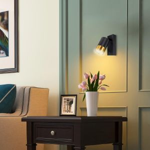 Obrazek Lampa PUZON WLL GU10 BLACK/GOLD 04133 LS1 