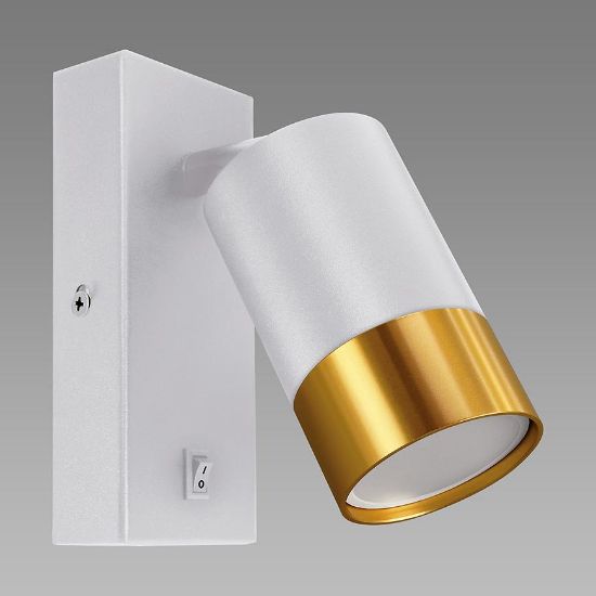 Obrazek Lampa PUZON WLL GU10 WHITE/GOLD 04132 LS1 