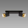 Obrazek Lampa PUZON SPT GU10 2L BLACK/GOLD 04125 LS2 