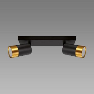 Obrazek Lampa PUZON SPT GU10 2L BLACK/GOLD 04125 LS2 