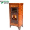 Obrazek Piec stalowo-kaflowy Bologna II goldbrown 6kw