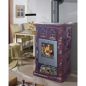 Obrazek Piec stalowo-kaflowy Jena II coffebrown 7 kw