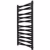 Obrazek Grzejnik łazienkowy Łezka 3D Ł3DX 2250 czarny 1205x540 mm 