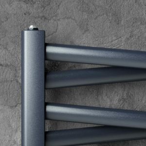 Obrazek Grzejnik łazienkowy Łezka 3D Ł3DX 2650 czarny 1435x540 mm 