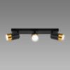 Obrazek Lampa PUZON SPT GU10 3L BLACK/GOLD 04127 LS3 