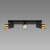 Obrazek Lampa PUZON SPT GU10 3L BLACK/GOLD 04127 LS3 