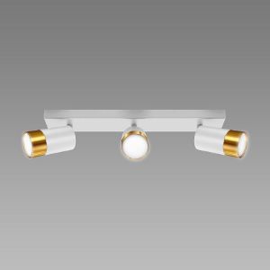 Obrazek Lampa PUZON SPT GU10 3L WHITE/GOLD 04126 LS3 