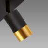 Obrazek Lampa PUZON SPT GU10 4D BLACK/GOLD 04129 LS4 