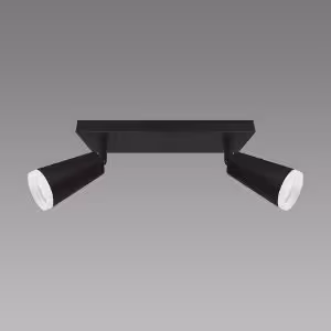 Obrazek Lampa SANA GU10 2L BLACK 04144 LS2 