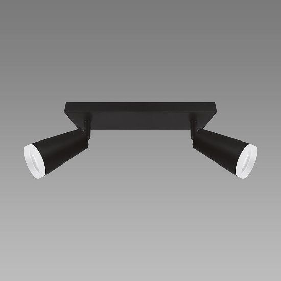 Obrazek Lampa SANA GU10 2L BLACK 04144 LS2 