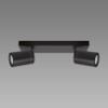 Obrazek Lampa TENOR GU10 2L BLACK 04071 IP44 LS2 