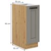Obrazek Szafka kuchenna Luna claygrey/artisan 30D Cargo BB