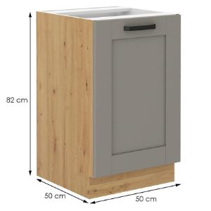 Obrazek Szafka kuchenna Luna claygrey/artisan 50ZL 1F BB