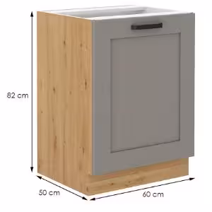 Obrazek Szafka kuchenna Luna claygrey/artisan 60D 1F BB