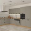 Obrazek Szafka kuchenna Luna claygrey/artisan 89x89 DN 1F BB