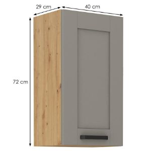 Obrazek Szafka kuchenna Luna claygrey/artisan 40G-72 1F