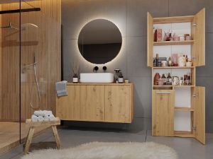 Obrazek Słupek łazienkowy Cecylia dąb artisan