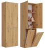 Obrazek Słupek łazienkowy Sandra 2DD dąb artisan