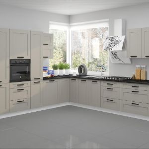 Obrazek Szafka kuchenna Luna claygrey/biały 40D 1F BB