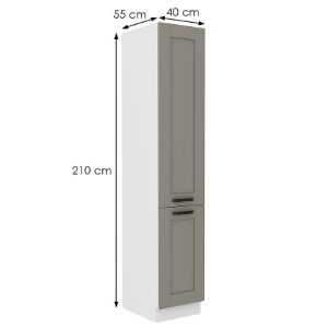 Obrazek Szafka kuchenna Luna claygrey/biały 40DK-210 2F