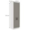 Obrazek Szafka kuchenna Luna claygrey/biały 60DK-210 2F