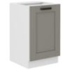 Obrazek Szafka kuchenna Luna claygrey/biały 50ZL 1F BB