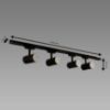 Obrazek Lampa LUTER 4XGU10 BLACK 04080 SRT SZYN LW4 