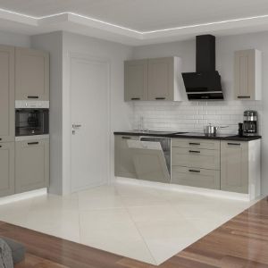 Obrazek Szafka kuchenna Luna claygrey/biały 60D 3S BB