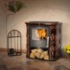 Obrazek Piec kominkowy Florence brązowy 6 kW