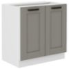 Obrazek Szafka kuchenna Luna claygrey/biały 80D 2F BB