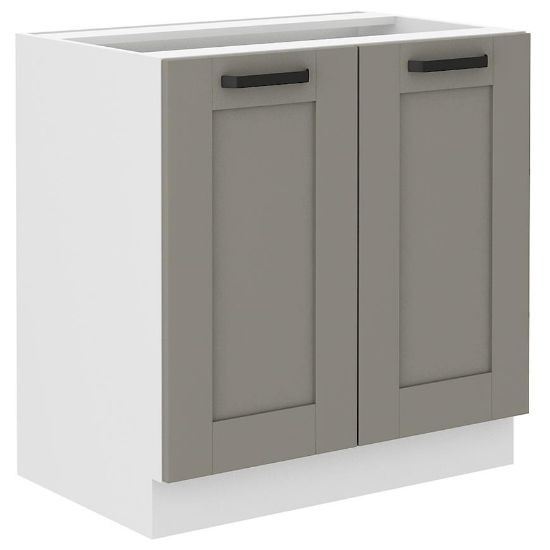 Obrazek Szafka kuchenna Luna claygrey/biały 80D 2F BB