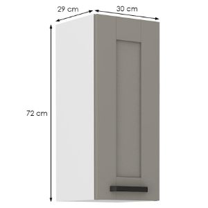 Obrazek Szafka kuchenna Luna claygrey/biały 30G-72 1F