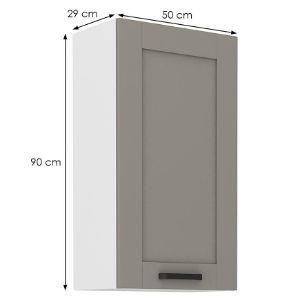Obrazek Szafka kuchenna Luna claygrey/biały 50G-90 1F