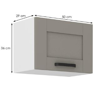 Obrazek Szafka kuchenna Luna claygrey/biały 50GU-36 1F