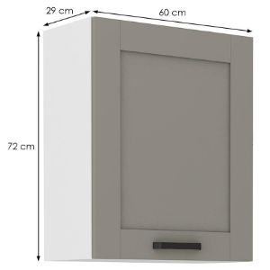 Obrazek Szafka kuchenna Luna claygrey/biały 60G-72 1F